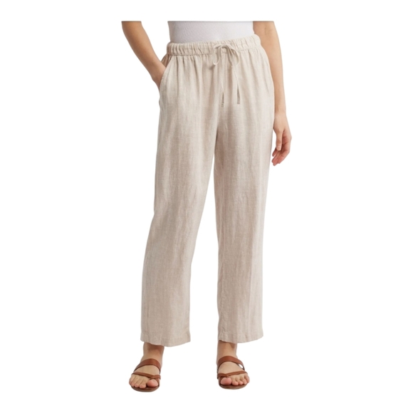 Caslon Pants - NWOT Caslon [XL] Easy Straight Leg Linen Pants